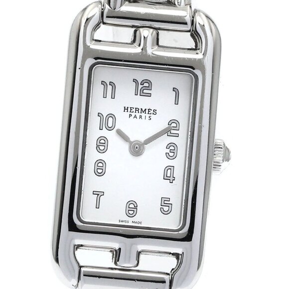 HERMES Nantucket NA2.110 Silver Dial Quartz Ladies Watch - Picture 10 of 12